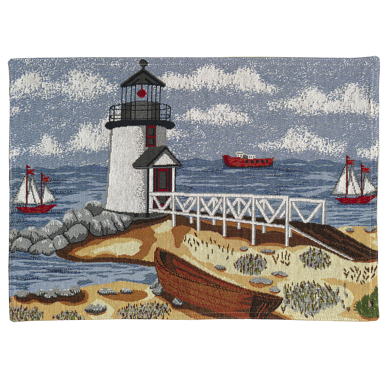 Platzdeckchen / Platzset 33 x 46 cm Gobelin, "Leuchtturm" (8780)