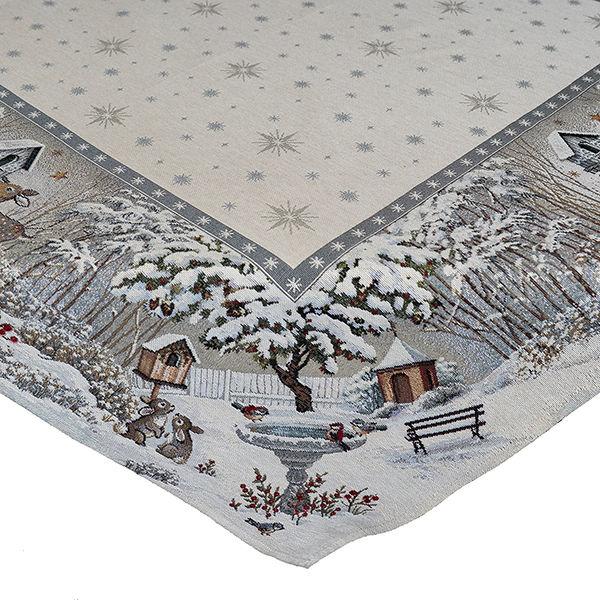 Mitteldecke 100 x 100 cm Gobelin "Wintermärchen" (0854) 