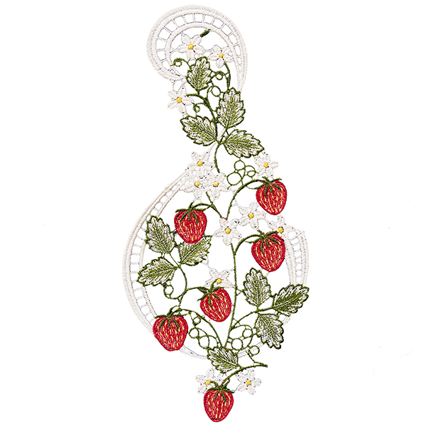 Fensterbild "Erdbeeren"
