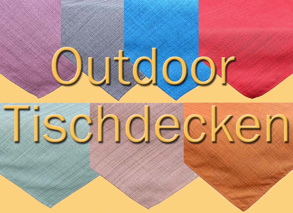 Tischdecke Outdoor 130 x 160 cm eckig