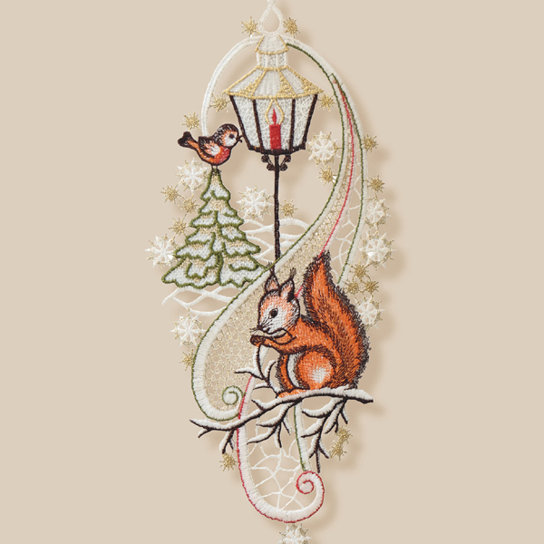 Fensterbild Eichhörnchen