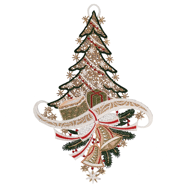 Fensterbild  "Baum mit Glocken" 