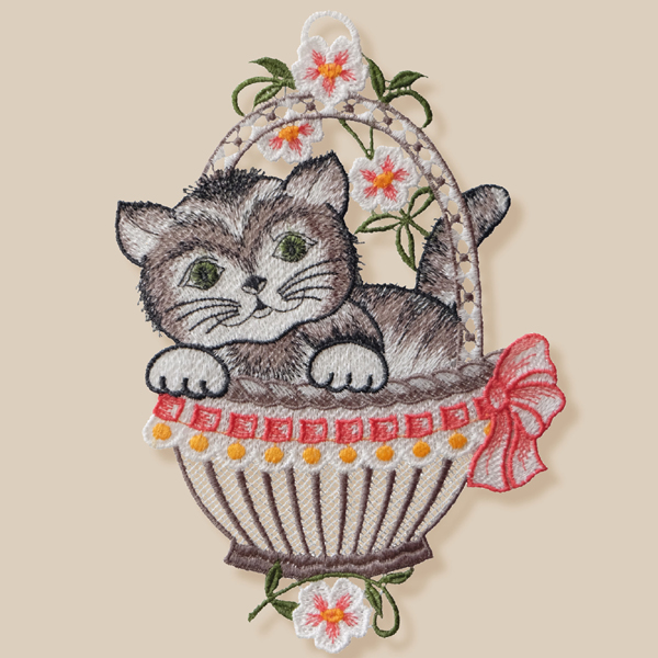 Fensterbild "Katze"