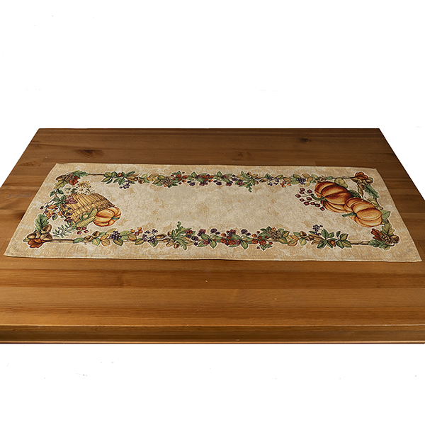 Tischband 35 x 100 cm Gobelin "Kürbisdesign" (3287)